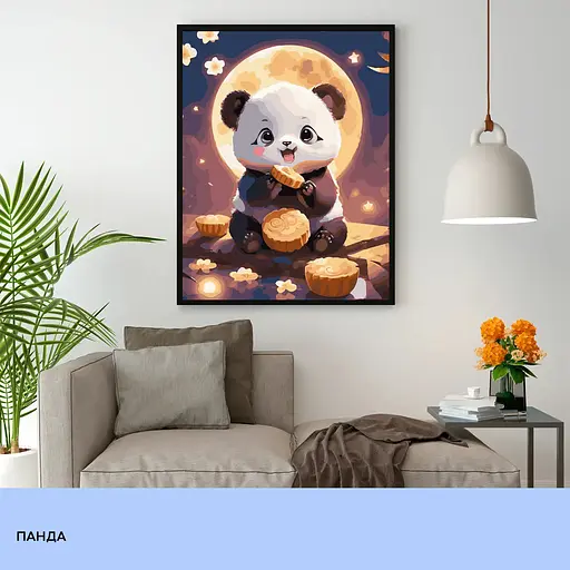 Набор росписи по номерам "Панда" 40*50 см, IDEA2-GX47064, ТМ "99IDEAS" - фото 3