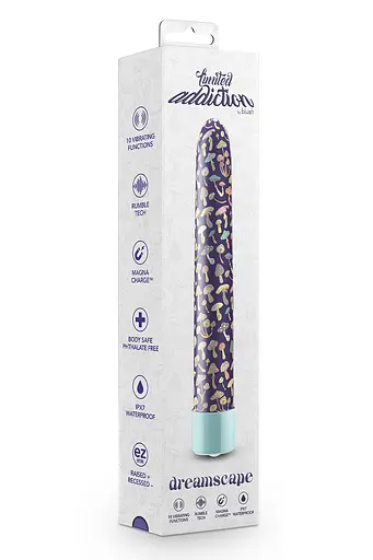 Вібратор Blush Limited Addiction Dreamscape 17.8 см синій - фото 9