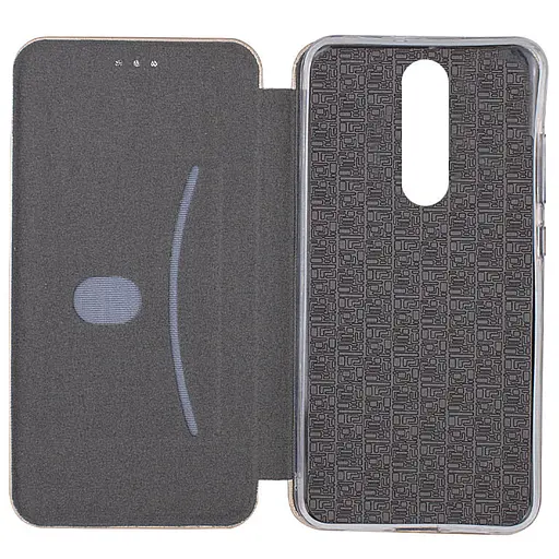 Шкіряний чохол-книжка Classy для Xiaomi Redmi 8 Золотий - фото 4