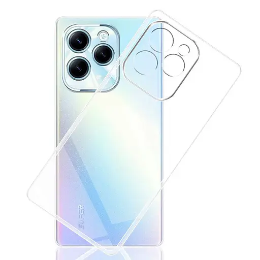TPU чехол Epic Transparent 1,5mm Full Camera для Infinix Hot 40i / Spark Go 2024 / Spark 20 Бесцветный (прозрачный) - фото 2