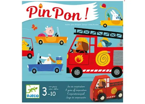 Настольная игра Djeco Пожарные (Pin Pon!) (DJ08571) - фото 2