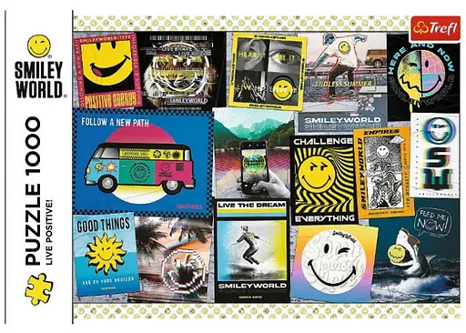 Пазл Trefl Позитивная жизнь коллаж 1000 эл. (10729) - фото 2