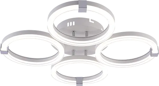 Люстра світлодіодна V DK6303-4 WH+CR - фото 2