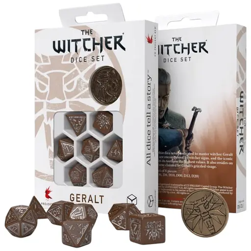 Набір кубиків The Witcher Dice Set. Geralt - Roach's Companion , 7 шт. (SWGE3V)