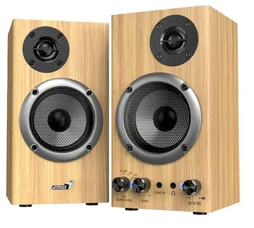Акустическая система Genius 2.0 SP-HF520BT Pine Wood (31730054403) - фото 1