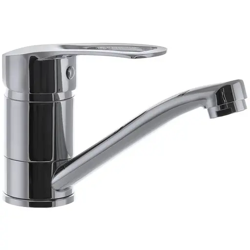 Змішувач для умивальника G-Ferro Hansberg 004-Z (вилив 15 см) GF0026, Хром - фото 1