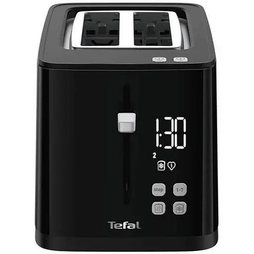 Тостер Tefal Digital, 850Вт, пластик, LED дисплей, чорний - фото 2