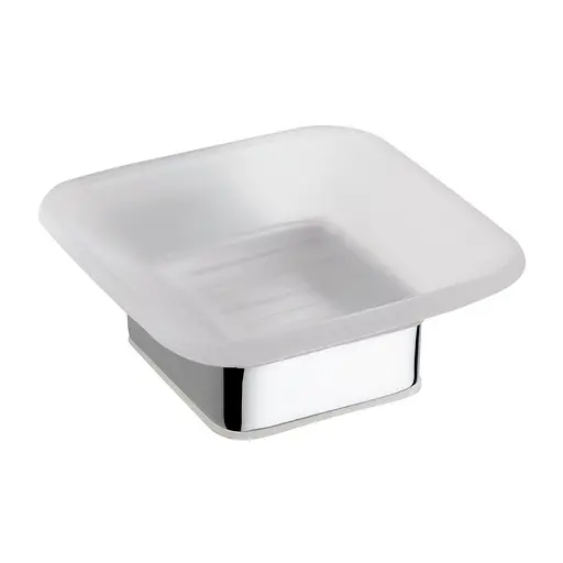 Мильниця Bemeta Via скляна 135008022, Білий - фото 1