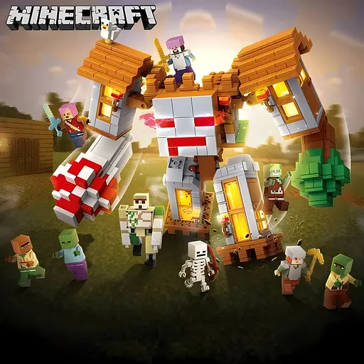 Конструктор Minecraft Дерев'яний голем з LED-підсвіткою на 857 деталей (6656) - фото 4