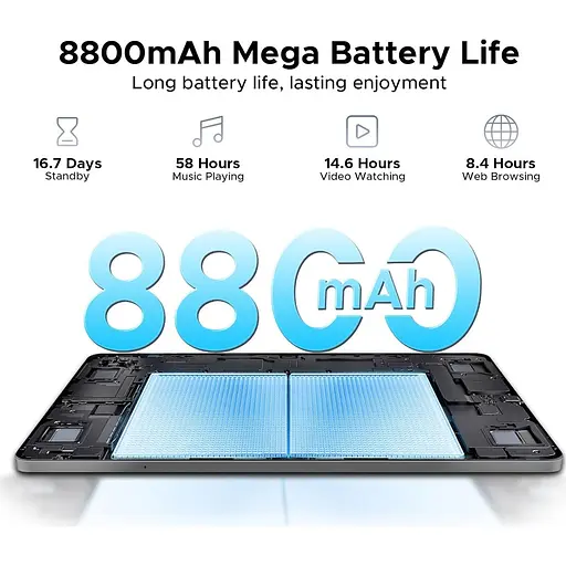 Планшет Doogee Tab E3+ 8/256GB LTE Crest Blue Global EU [159391] - фото 4