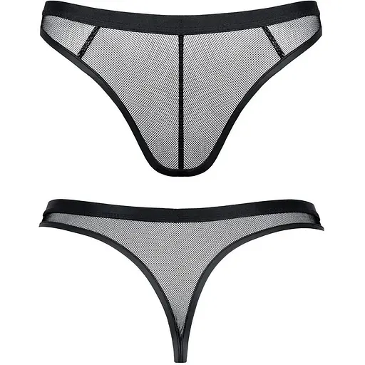 Стринги Regnes Fetish Planet XXL (чорний)