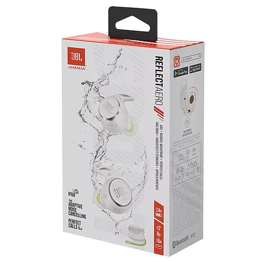 Гарнитура JBL Reflect Aero White JBLREFLECTAEROWHT - фото 10
