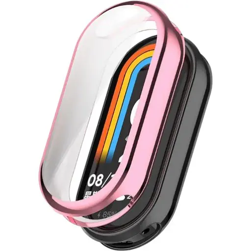 Чохол-накладка DK Silicone Face Case для Xiaomi Mi Band 8 (016403) (pink rose)