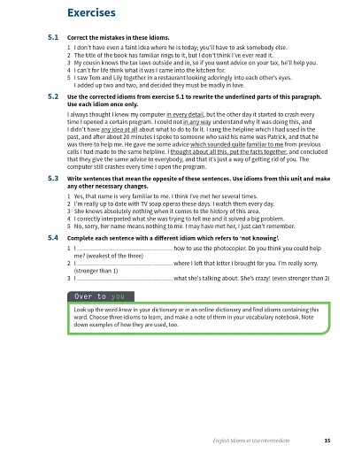 English Idioms in Use 2nd Edition. Intermediate - фото 11