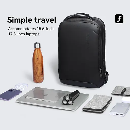 Рюкзак Mark Ryden для студента MR9008 водонепроницаемый Черный - фото 2