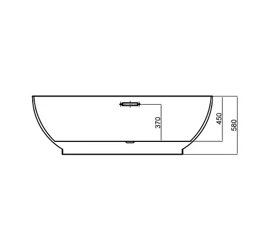 Ванна Dusel DU106 180x90x58 Білий - фото 4