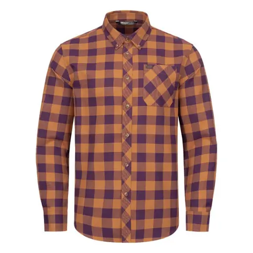 Сорочка Blaser Active Outfits Men’s Shirt Joshua M Ocker and purple checked