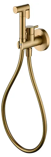 Гігієнічний душ IMEX Munich PVD матове золото RDM001/OC, Золотий - фото 1