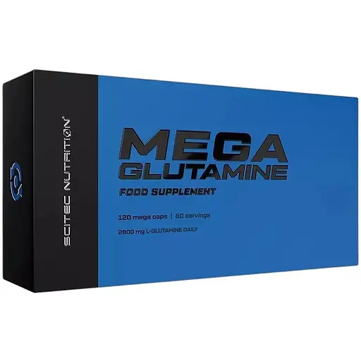 Амінокислота Scitec Nutrition Mega Glutamine, 120 капсул