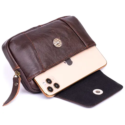 Чоловіча сумка Vintage 10,5х17х1,5 см acs0022469 - фото 5