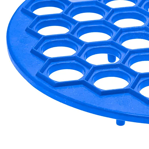 Пластикова пельменниця (форма для приготування пельменів) Ø26 см, Kitchette Синій 86636 - фото 4