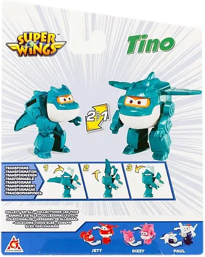 Ігрова фігурка-трансформер Super Wings Transforming Тіно (Tino) 10 см (EU780623) - фото 5