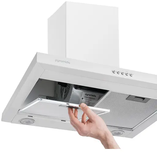 Витяжка кухонна Pyramida KX 60 (1000) B WH - фото 5