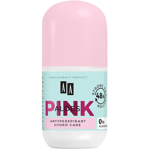 Антиперспірант AA Cosmetics  кульковий Aloes Pink 50 мл - фото 1