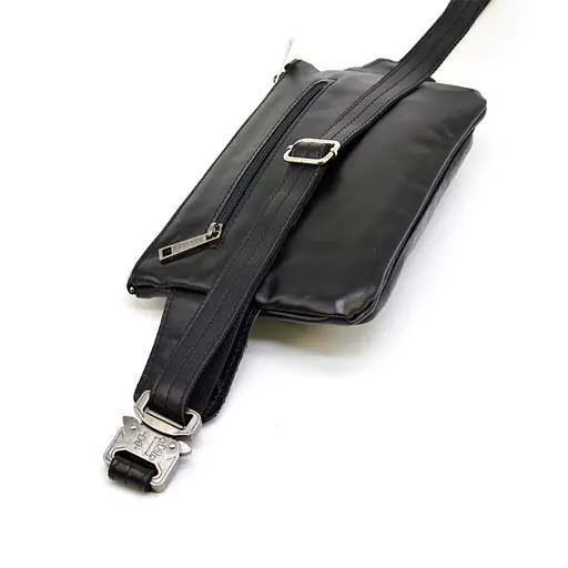 Кожаная мужская сумка на пояс TARWA 26х16х3 см sum0025989 - фото 7