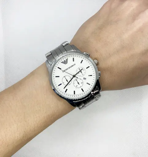 Часы мужские Clockhouse Emporio Armani Серебристые (IBW687SO) - фото 5