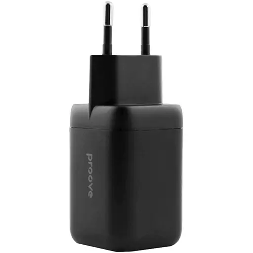 Мережевий зарядний пристрій Proove Silicone Power 40W USB-C/USB-C Black (WCSP4020001) [130267] - фото 2