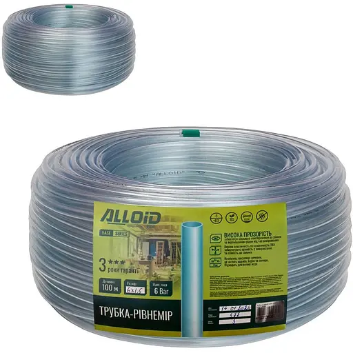 Трубка-рівнемір Alloid 6х1.5 мм 100 м (TL-67686) - фото 1