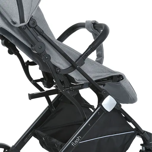 Детская прогулочная коляска-книга Bambi M 5727-1 Flash Silver Gray - фото 6