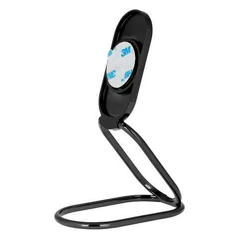 Настольный держатель Hoco PH36 Emma подставка кольцо черный металлик - фото 3