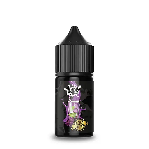 Набор компонентов для самозамеса солевой заправки Hype Black 30 мл Grape Lemonade Виноградный Лимонад, 0-50 мг (17986) - фото 2
