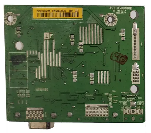 Материнская плата монитора HP LE1901 ILIF-118 REV.A (49211300100R) "Б/У" - фото 2