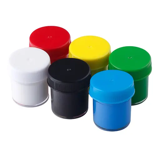 Гуашь 6 цветов х 10мл ZB.6650 SMART Line ZiBi, в коробке (4823078932709) - фото 2