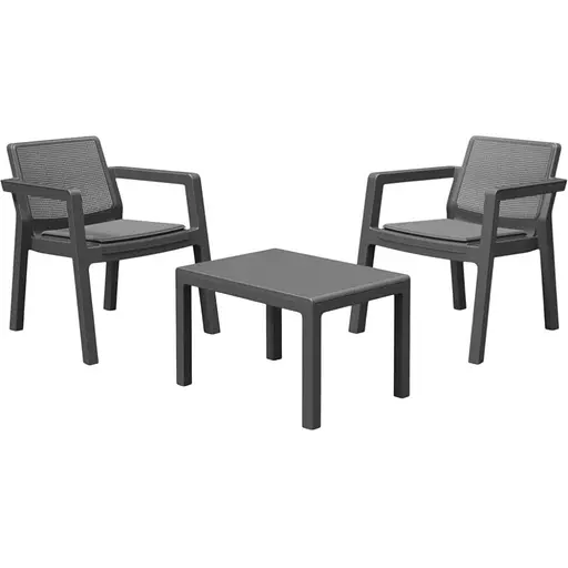 Набір меблів Keter Emily Balcony set з подушками графіт - фото 1