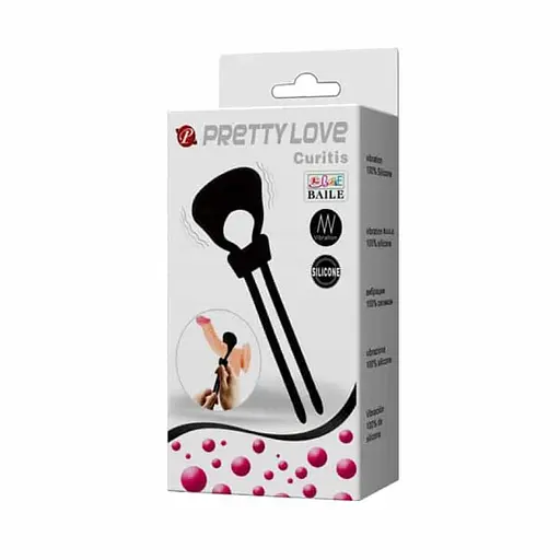 Эрекционное кольцо Pretty Love Curitis 13.5 см черный - фото 3