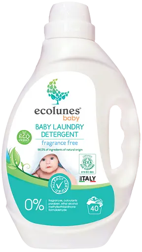Рідкий гель для прання дитячого одягу 2л Ecolunes