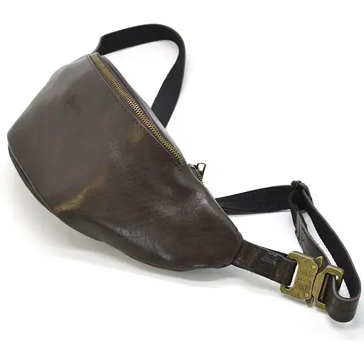 Шкіряна бананка Tarwa 14х36х8 см sum0025667 - фото 1