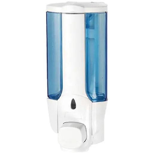 Дозатор для жидкого мыла настенный белый Zerix LR406 (ZX2717)  - фото 1