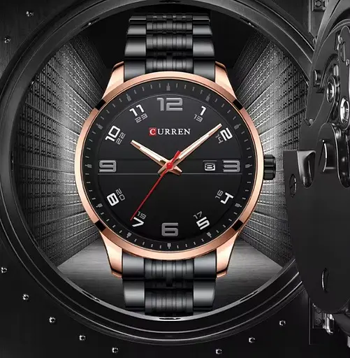 Годинник наручний Curren 8411 Black (18691) - фото 7