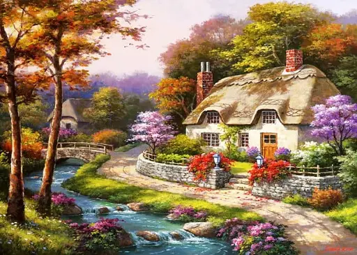 Пазл Anatolian Весенний коттедж 500 эл. (03577) - фото 2