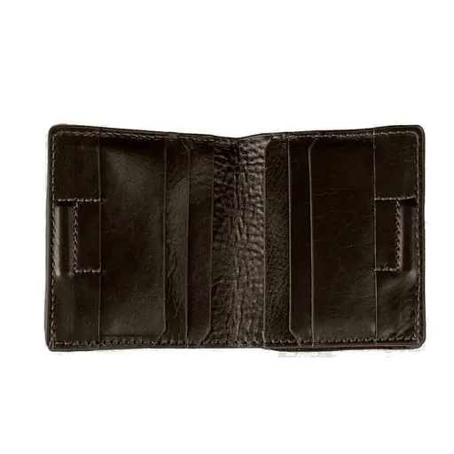 Чоловічий шкіряний гаманець Grande Pelle 10х10х2 см acs0029271 - фото 3