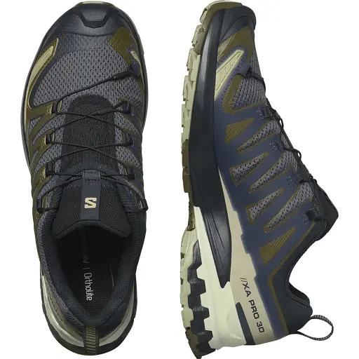 Кросівки Salomon outdoor XA Pro 3D V9 11.5 India Ink/Olive Night/Aloe Wash - фото 5