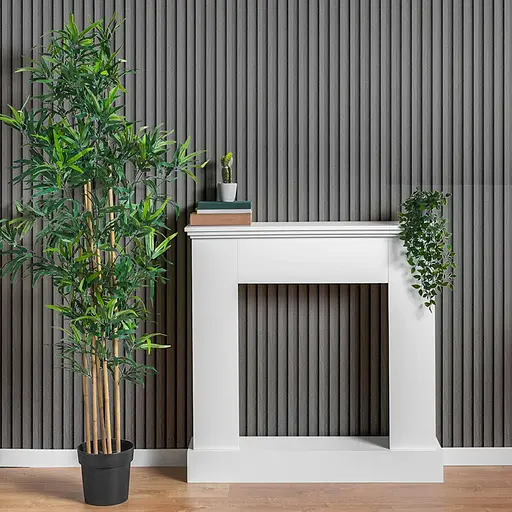 Рейка декоративная Wall Sticker WPC стеновая 3000х160х23 мм Уголь SW-00001534 - фото 7