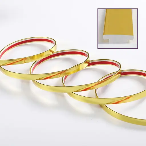 T-подібний молдинг 3000x12x4 мм Золото SW-00001151 - фото 2