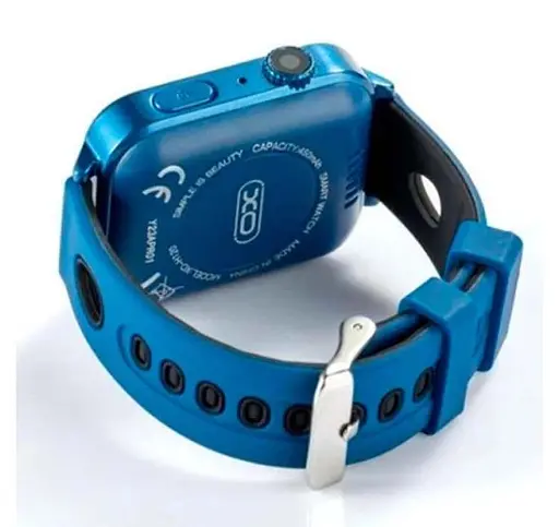 Часы — телефон для детей умные XO h120 Kids puzzle entertainment голубой - фото 2