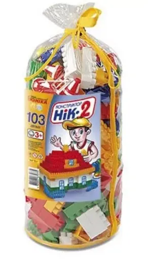 Конструктор дитячий "НІК-2", 103 деталі, 0774